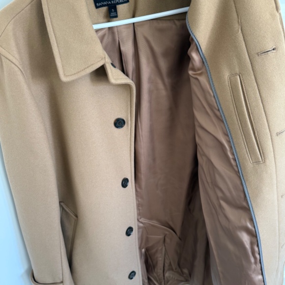 Banana Republic Italian Car Coat - Camel color - size small - Picture 2 of 5